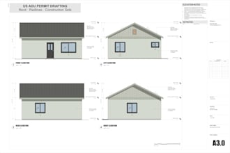 draft adu construction drawing set for US permits