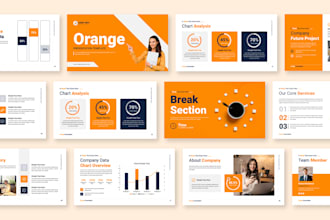 design professional and branded powerpoint presentation template
