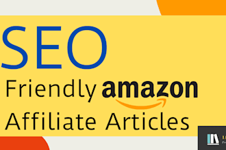 write SEO friendly amazon affiliate articles