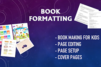 do excellent book making and formatting works