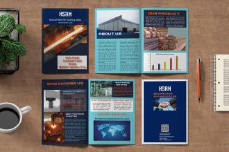 design flyer, brochure, tri fold brochure, annual report and company profile