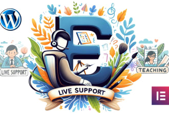 help you with elementor on a live session