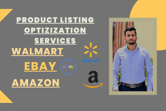 product listings and content optimization of ebay walmart amazon stores