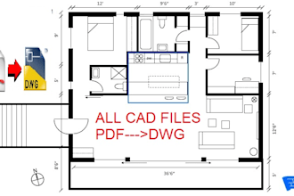 convert pdf or image to autocad file