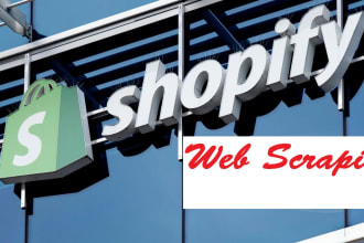 be your powerful virtual assistant and do web or shopify scraping