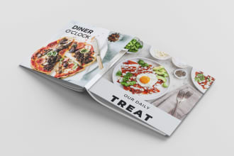 create coffee table book, recipes book, and wedding album