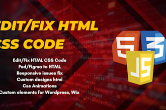 edit or fix your html css code