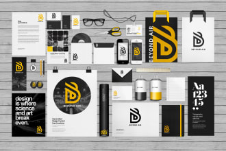 design corporate brand identity or stationary design
