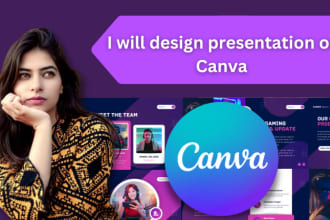 design presentation on canva