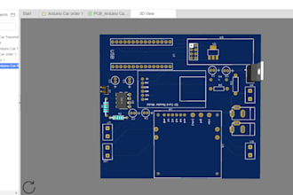 create a pcb design with a schematic design