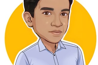 draw big head cartoon caricature from photos