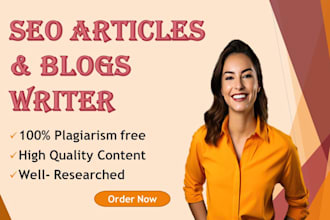 write killer SEO optimized blogs and articles