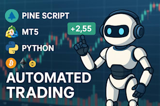 build any trading bot, indicator, or strategy in pine script
