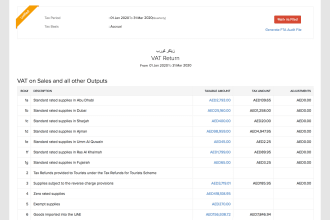 prepare and file uae vat returns