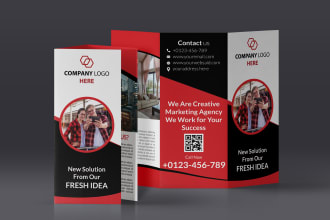 make your trifold brochure design