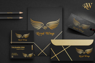 create modern minimalist and luxury logo for your business