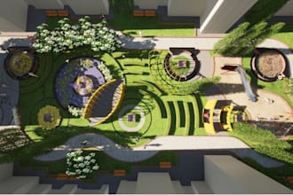 landscape  2d and 3d design