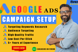 manage and setup highly profitable google ads and PPC campaigns