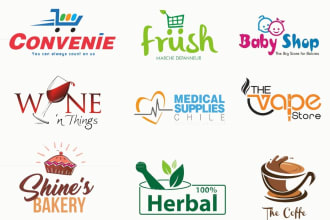 do a modern shopify ecommerce logo for your online store