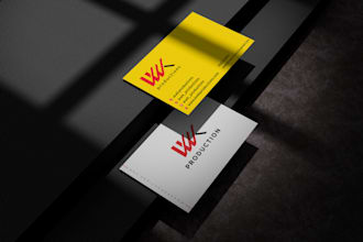 design professional business cards, letterheads, stationery items, and logo