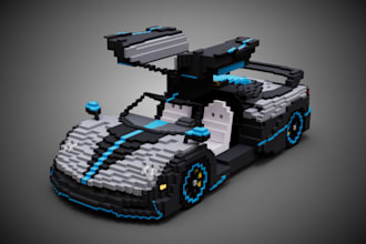 design 3d voxel art