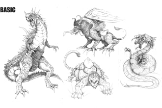 draw you monster or creature
