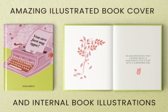 design and illustrate amazon kdp book cover design
