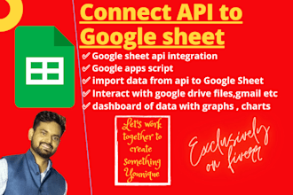 connect any API to google sheet