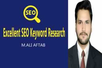 do excellent SEO keyword research and competitor analysis