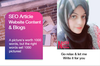 do seo article and website content