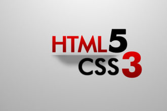 design, develop, HTML5, css3 and bootstrap websites