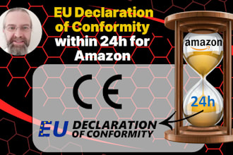 draft in 24h eu declaration of conformity doc for amazon compliance