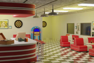 create 3d models, objects, nft and interiors using blender