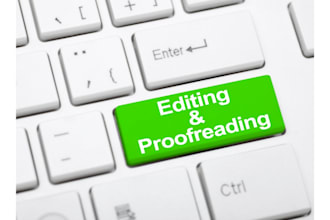 proofread and edit a text