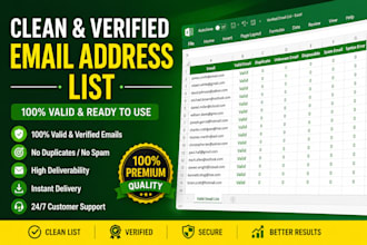 do bulk email validation, verification and list cleaning service