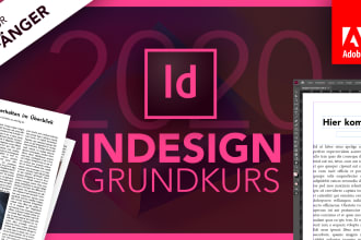 do any graphic design using adobe indesign