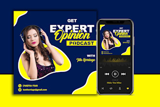 design your podcast cover art and logo