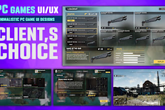 design aaa quality game assets, graphics, art, hud and ui ux