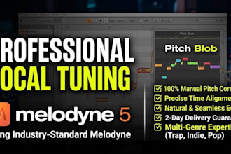 manually tune and time align your vocals with melodyne