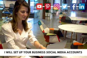 set up your business social media channels for  success