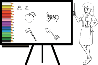 make coloring book pages and coloring books for children