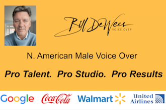 record a professional male narration voice over