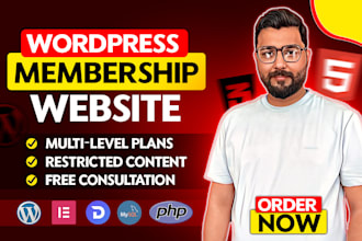 build wordpress membership website