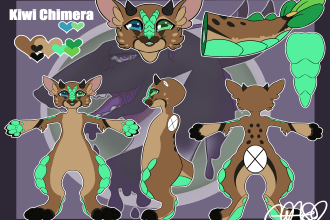 open reference character sheets