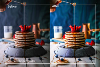 do food photo retouching lightroom photoshop