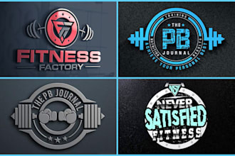 design sports, workout, health, gym and fitness logo