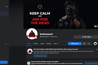 create custom social media page