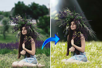 photoshop editing,changing background or cut out image