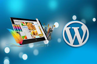 create modern, mobile responsive wordpress website