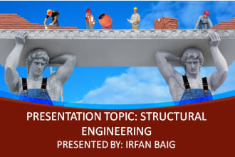 create powerpoint presentation on civil engineering and other engineering topics